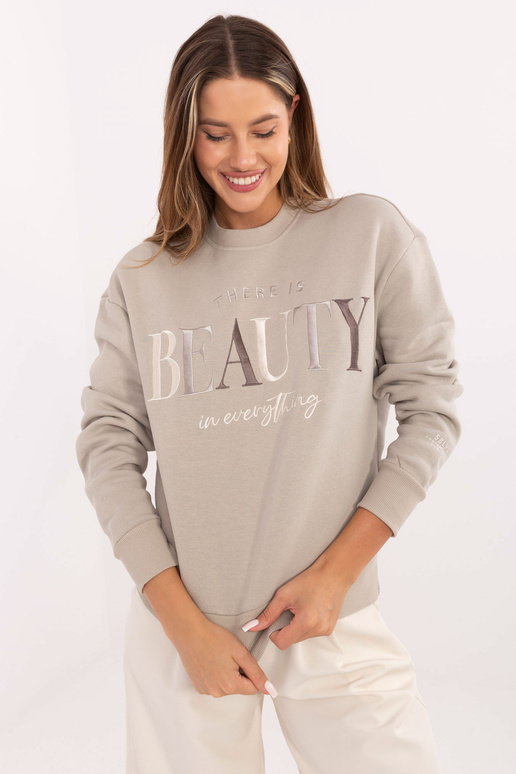 Smilšu krāsas džemperis