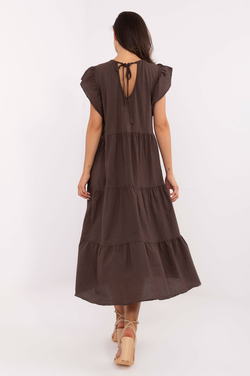 Tumši brūna kleita