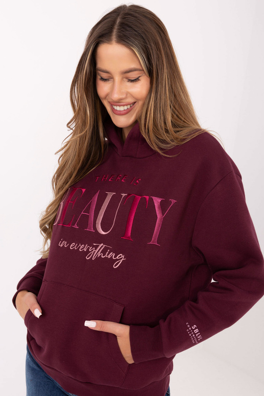 Bordo krāsas džemperis