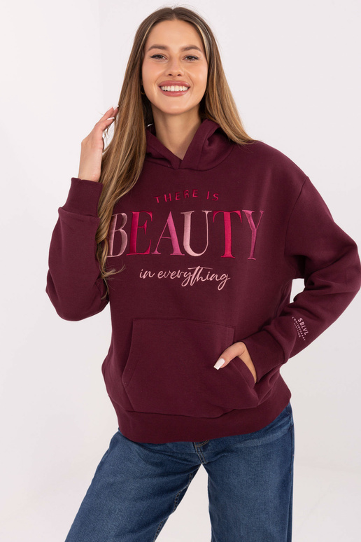 Bordo krāsas džemperis