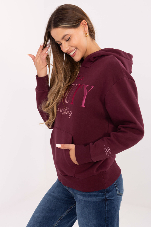 Bordo krāsas džemperis