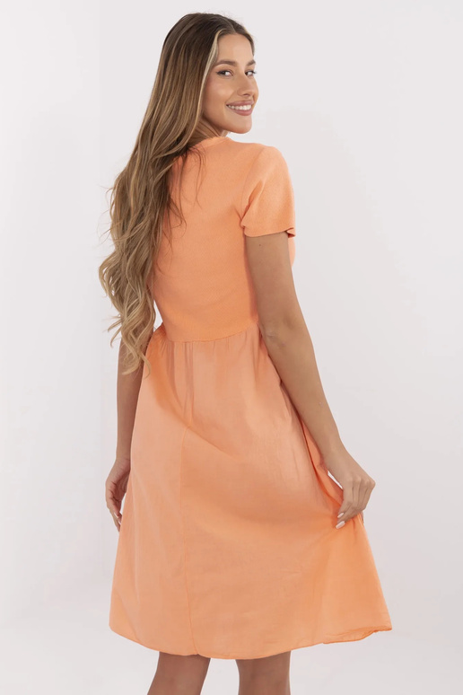 Kleita-DHJ-SK-25370.85-oranža Kleita-DHJ-SK-25370.85-oranža