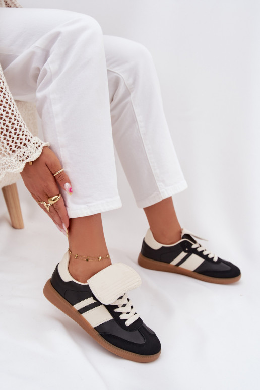   modeļa apavi  Z Wywiniętym Językiem Melns Ardira