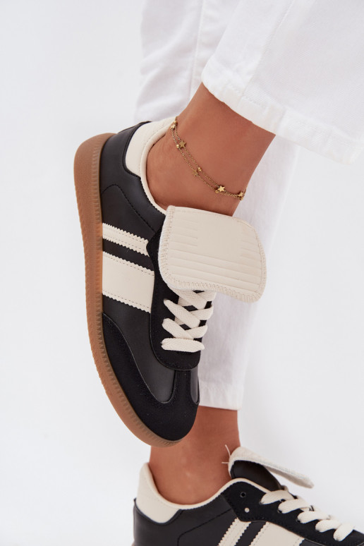   modeļa apavi  Z Wywiniętym Językiem Melns Ardira