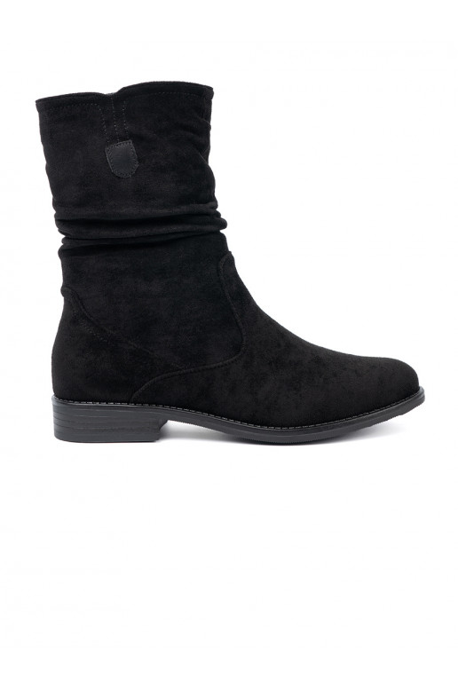  Melnas krāsas zābaki 