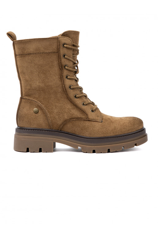  zamšādas kurpes odcieniu brązu