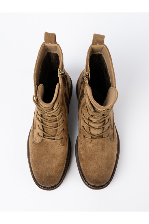  zamšādas kurpes odcieniu brązu