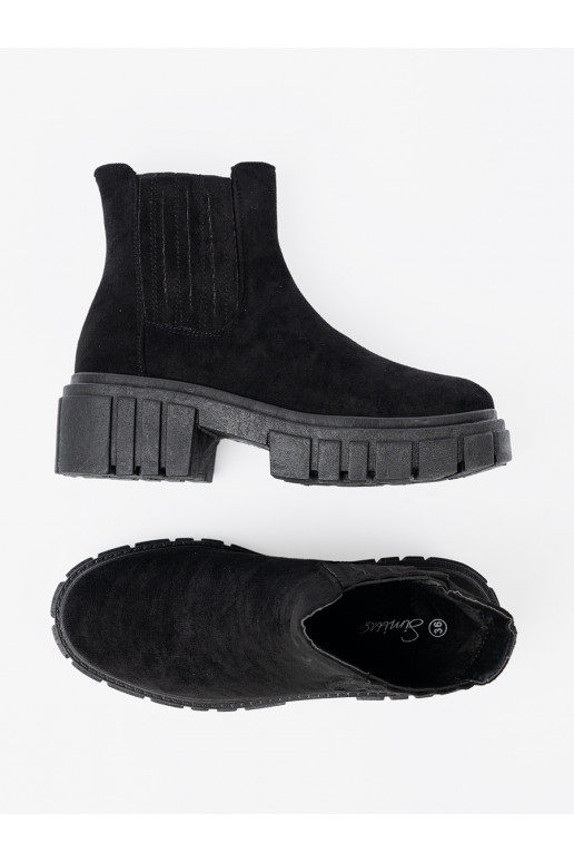  Melnas krāsas zābaki ar platformu