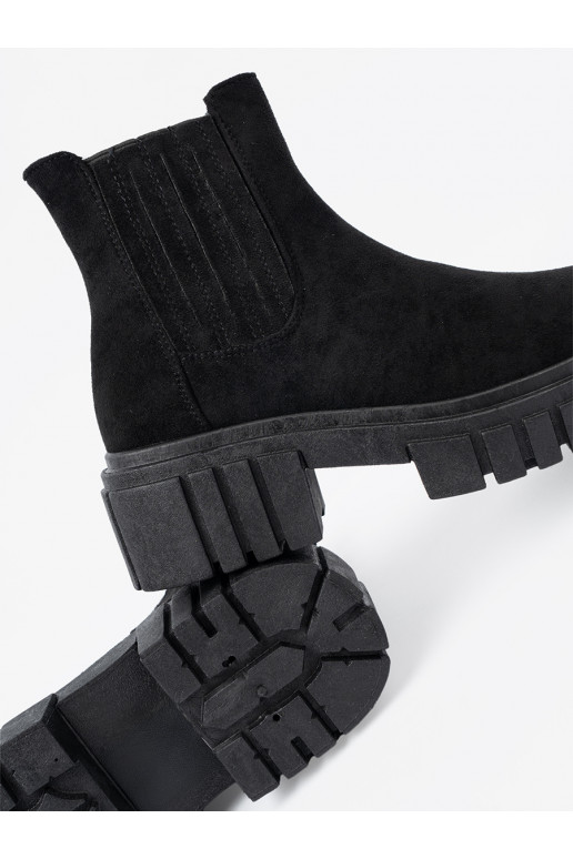  Melnas krāsas zābaki ar platformu