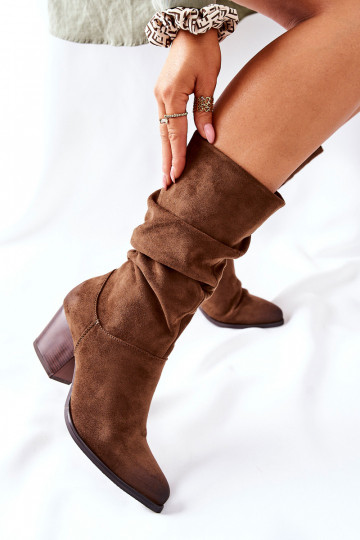  garie zābaki zamšādas brūnas krāsas Ranafast 2