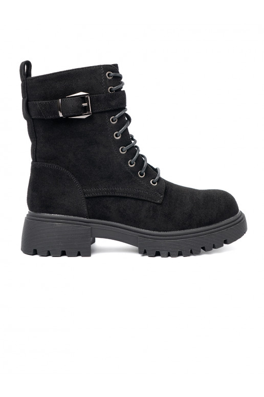 Melns zābaki ar sprādzēm i m