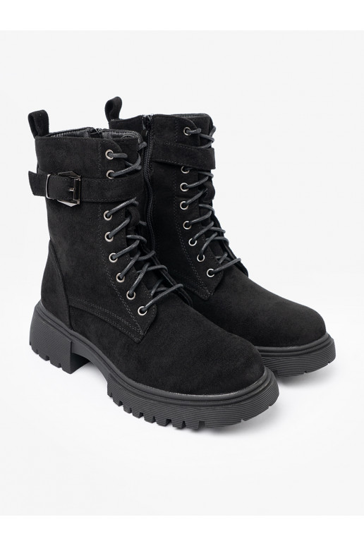 Melns zābaki ar sprādzēm i m