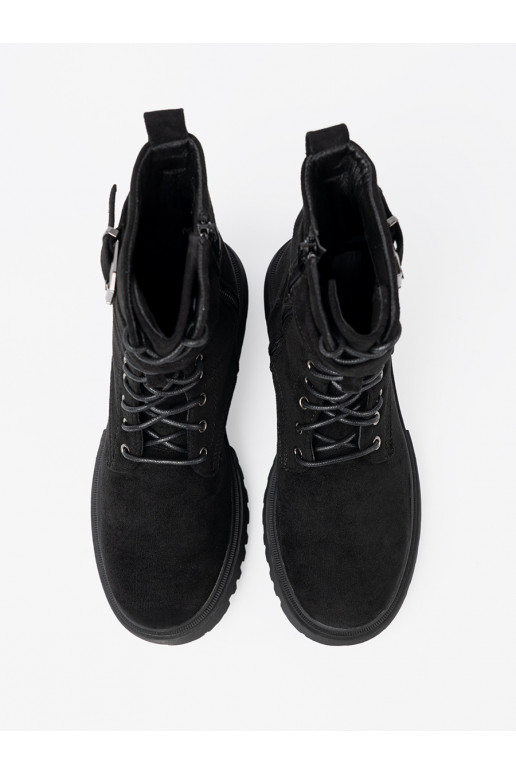 Melns zābaki ar sprādzēm i m