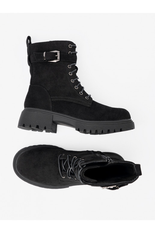 Melns zābaki ar sprādzēm i m