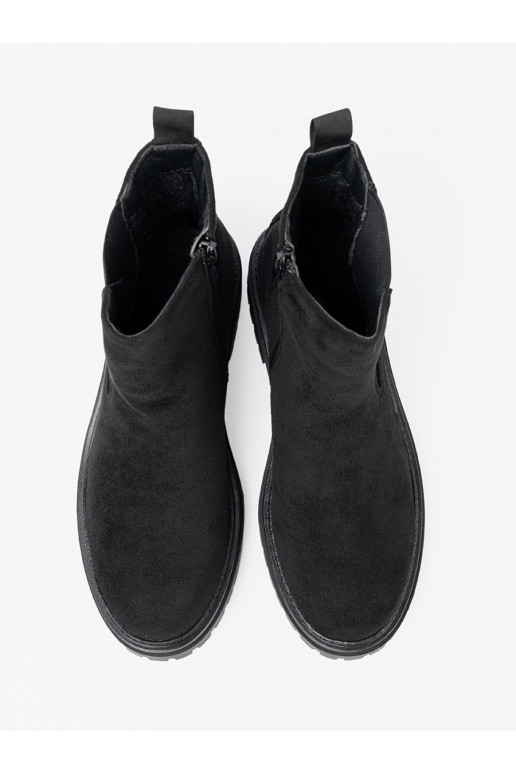  Melnas krāsas zābaki 