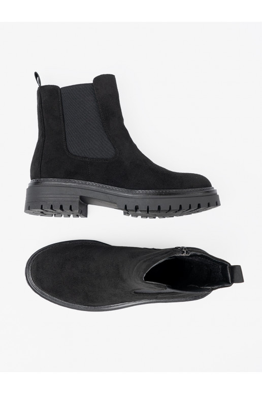  Melnas krāsas zābaki 