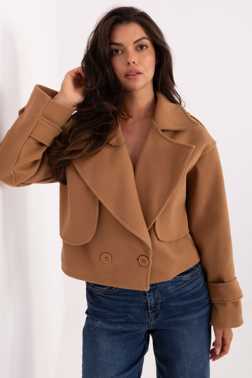 Kamieļa krāsas jaka