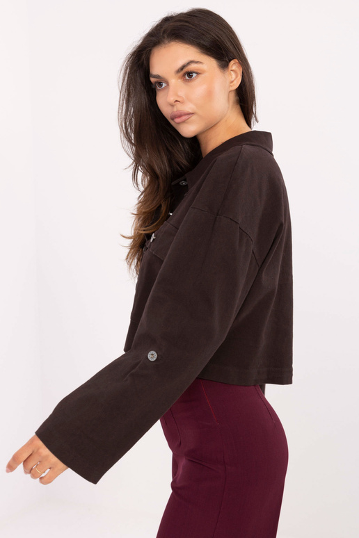 Tumši brūns žakete