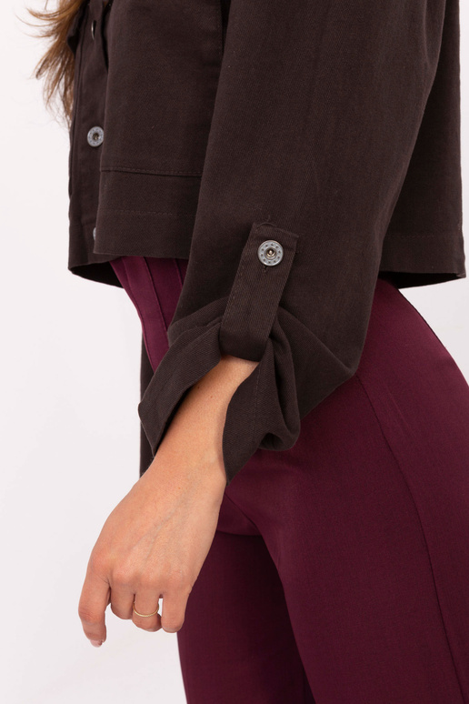 Tumši brūns žakete