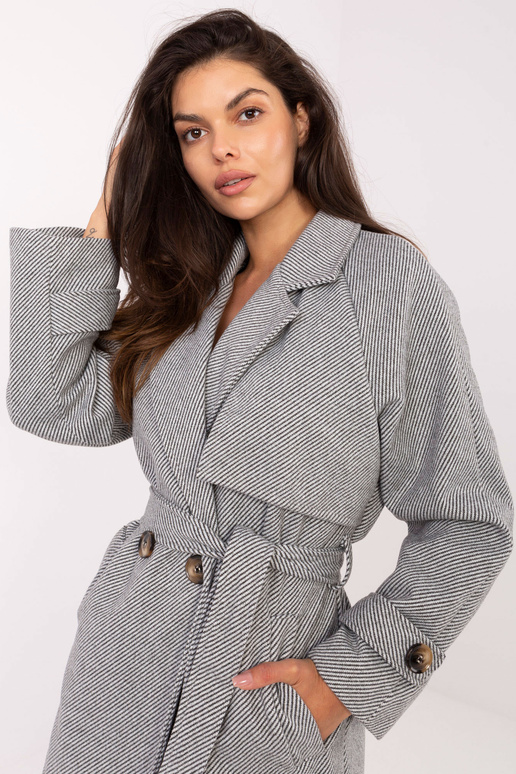 Mētelis - baltā pelēkā krāsā