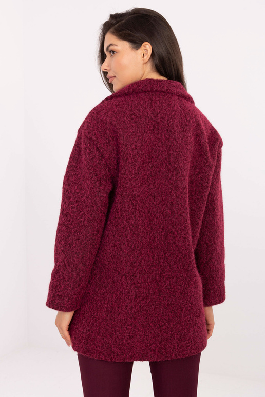 Mētelis - ķiršu krāsā