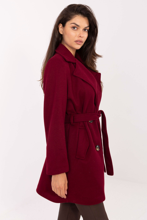 Bordo krāsas mētelis