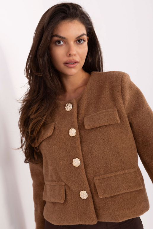 Kamieļu krāsas jaka