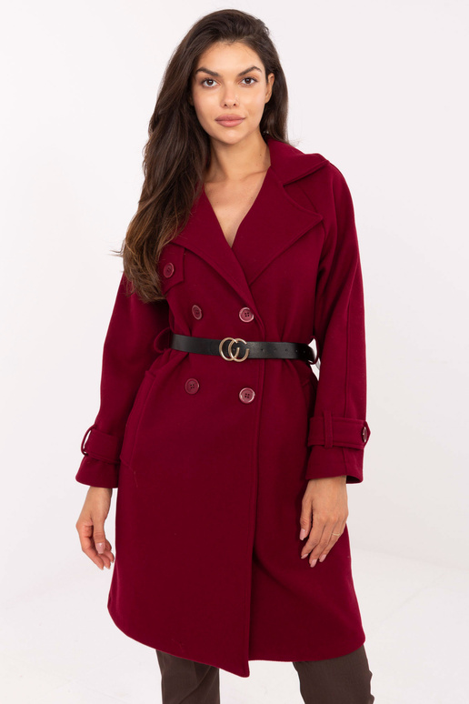 Mētelis ķiršu krāsā