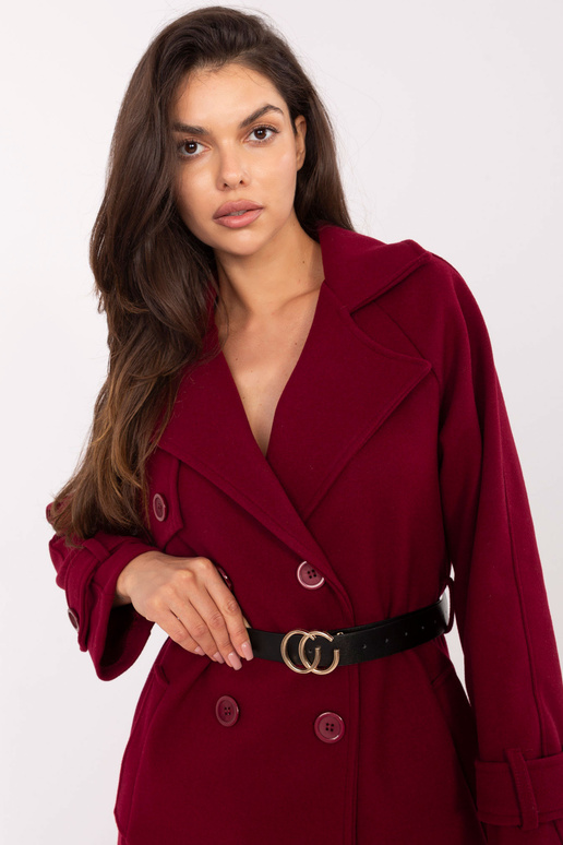 Mētelis ķiršu krāsā