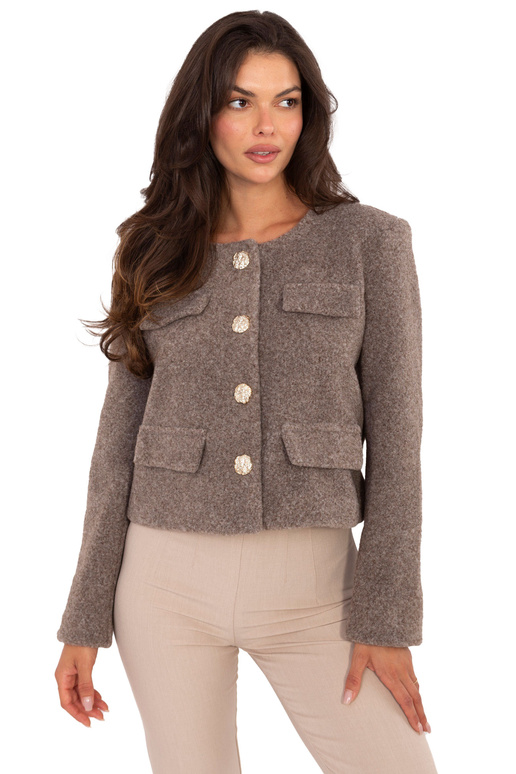 Tumši smilšu krāsas žakete