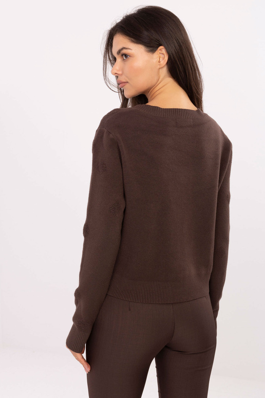 Tumši brūns džemperis