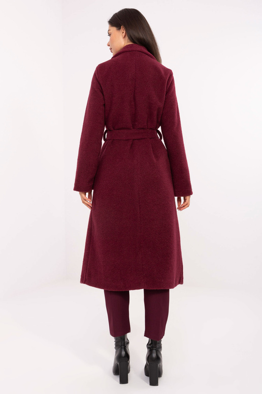 Mētelis burgundijas krāsā