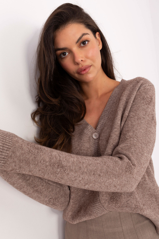 Džemperis tumši smilšu krāsā