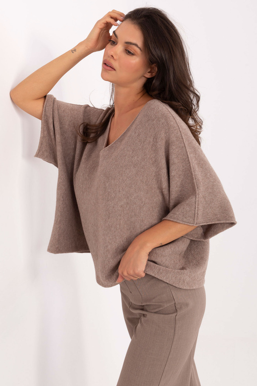 Tumši smilškrāsas džemperis