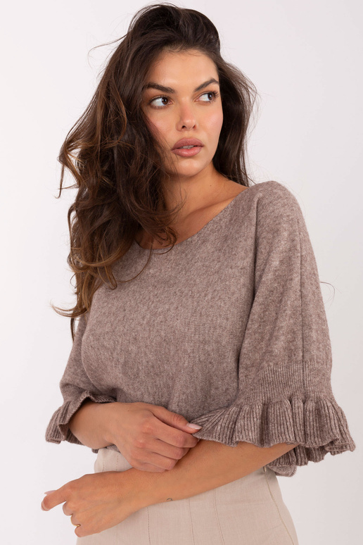 Tumši smilškrāsas džemperis