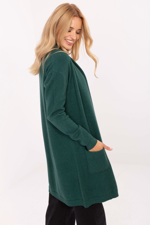 Kardigāns tumši zaļš