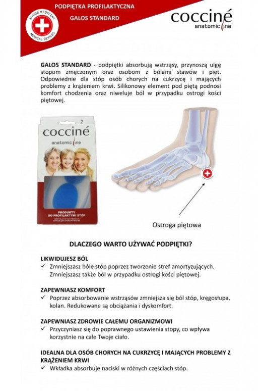 COCCINE GALOS zolītes Na Ostrogi Z Żelu COCCINE GALOS zolītes Na Ostrogi Z Żelu