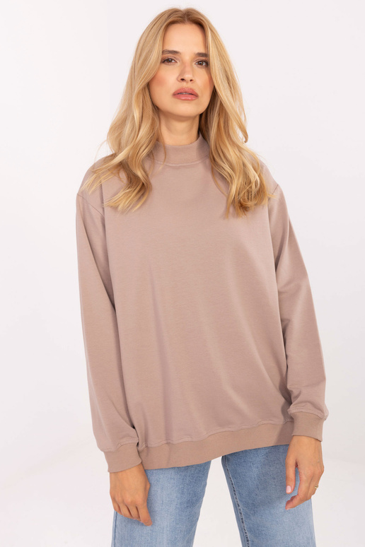 Tumši smilšu krāsas džemperis