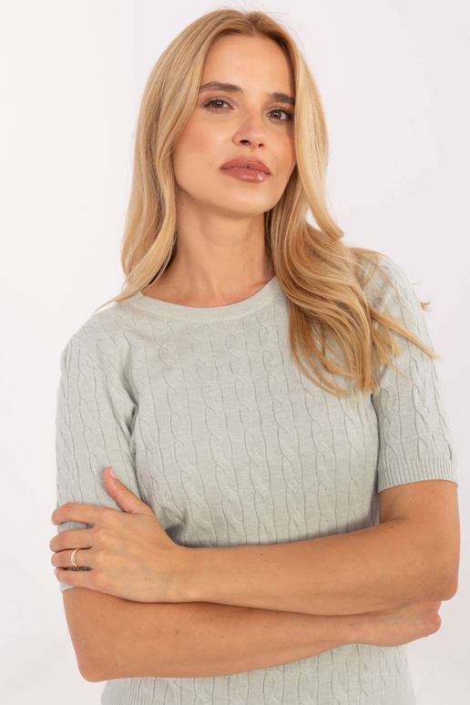 Pistāciju krāsas džemperis