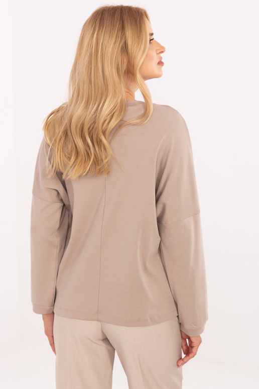 Tumši smilšu krāsas blūze