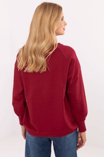Bordo gofrēts tops 2