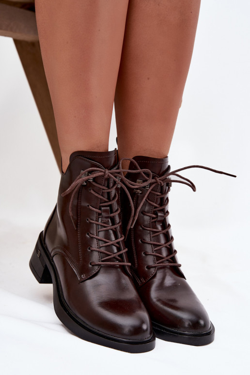 siltināti Sieviešu puszābaki  Vinceza 58602 Czekoladowe siltināti Sieviešu puszābaki  Vinceza 58602 Czekoladowe