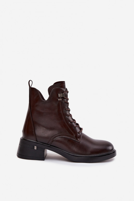 siltināti Sieviešu puszābaki  Vinceza 58602 Czekoladowe siltināti Sieviešu puszābaki  Vinceza 58602 Czekoladowe