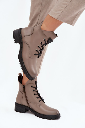 siltināti Sieviešu puszābaki  Vinceza 58609 Pelēkas krāsas