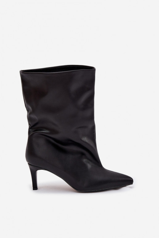 Sieviešu puszābaki ar papēdi Melns Solvienne  Sieviešu puszābaki ar papēdi Melns Solvienne