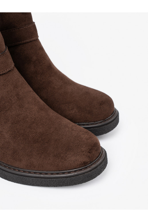  brūnas krāsas zābaki 