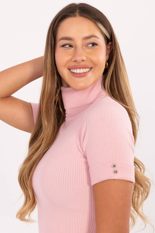 Gaiši rozā džemperis