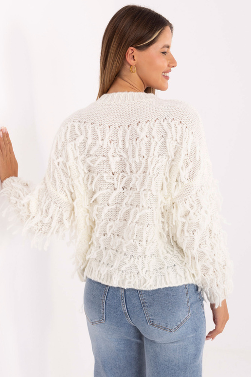 Dabīgas auduma krāsas džemperis