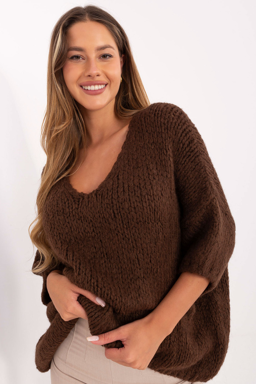Brūns džemperis