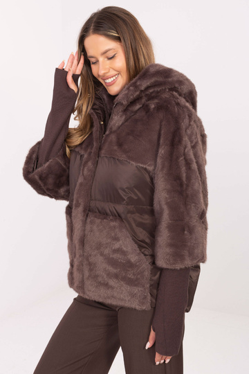 Tumši brūns žakete